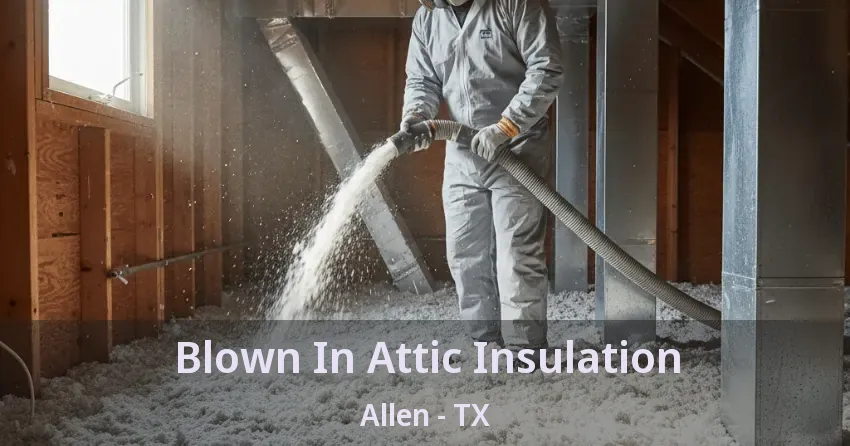 Blown In Attic Insulation Allen - TX