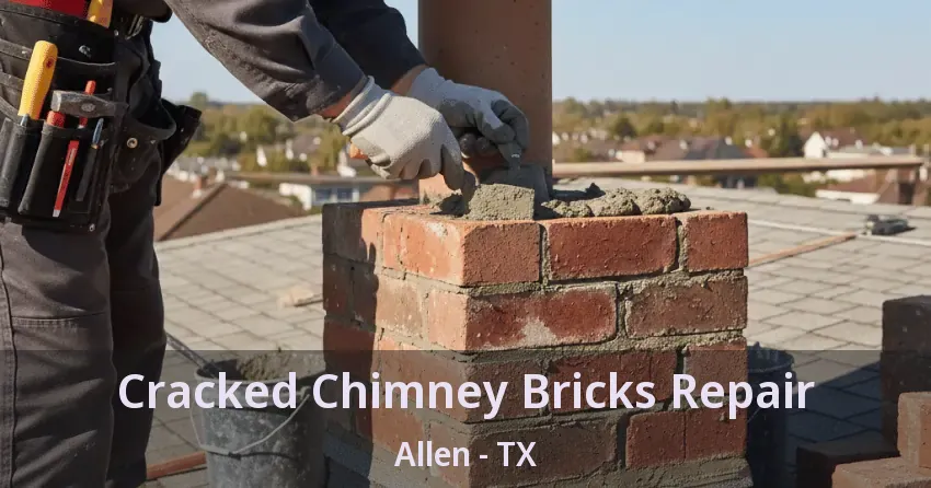 Cracked Chimney Bricks Repair Allen - TX
