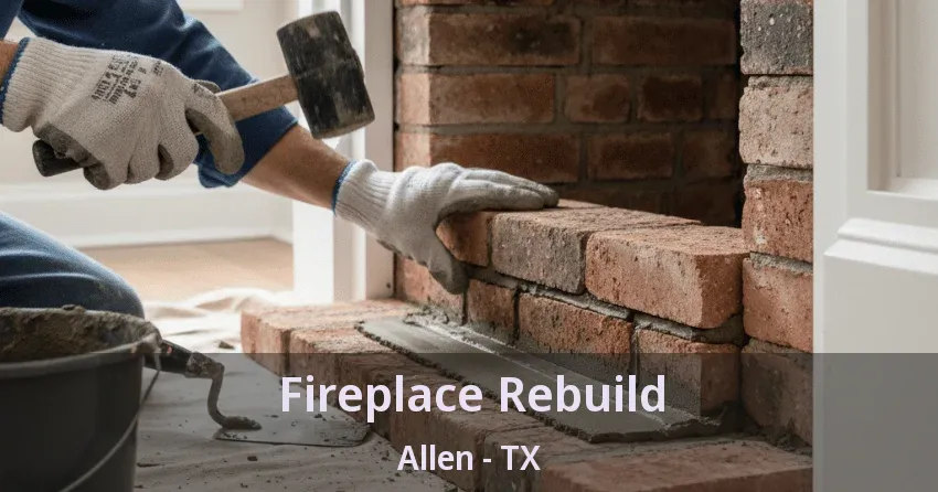 Fireplace Rebuild Allen - TX