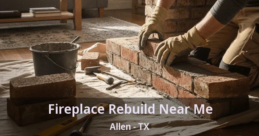 Fireplace Rebuild Near Me Allen - TX