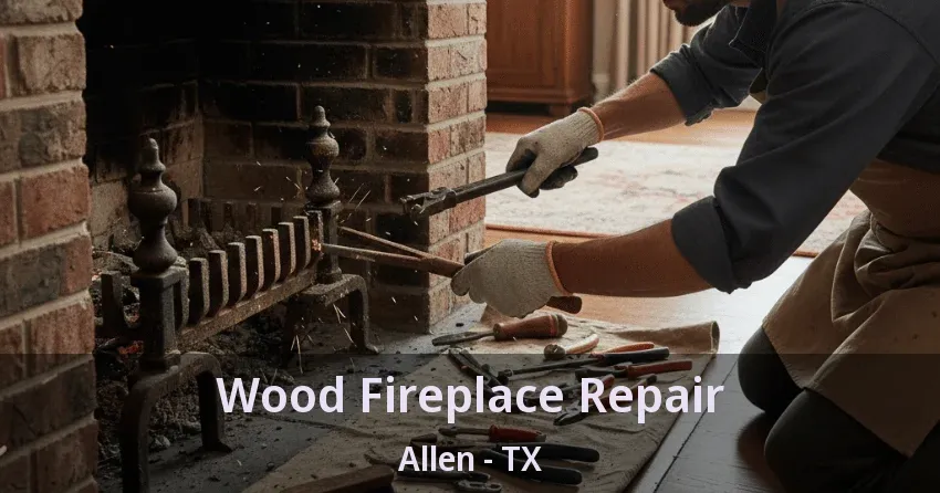 Wood Fireplace Repair Allen - TX